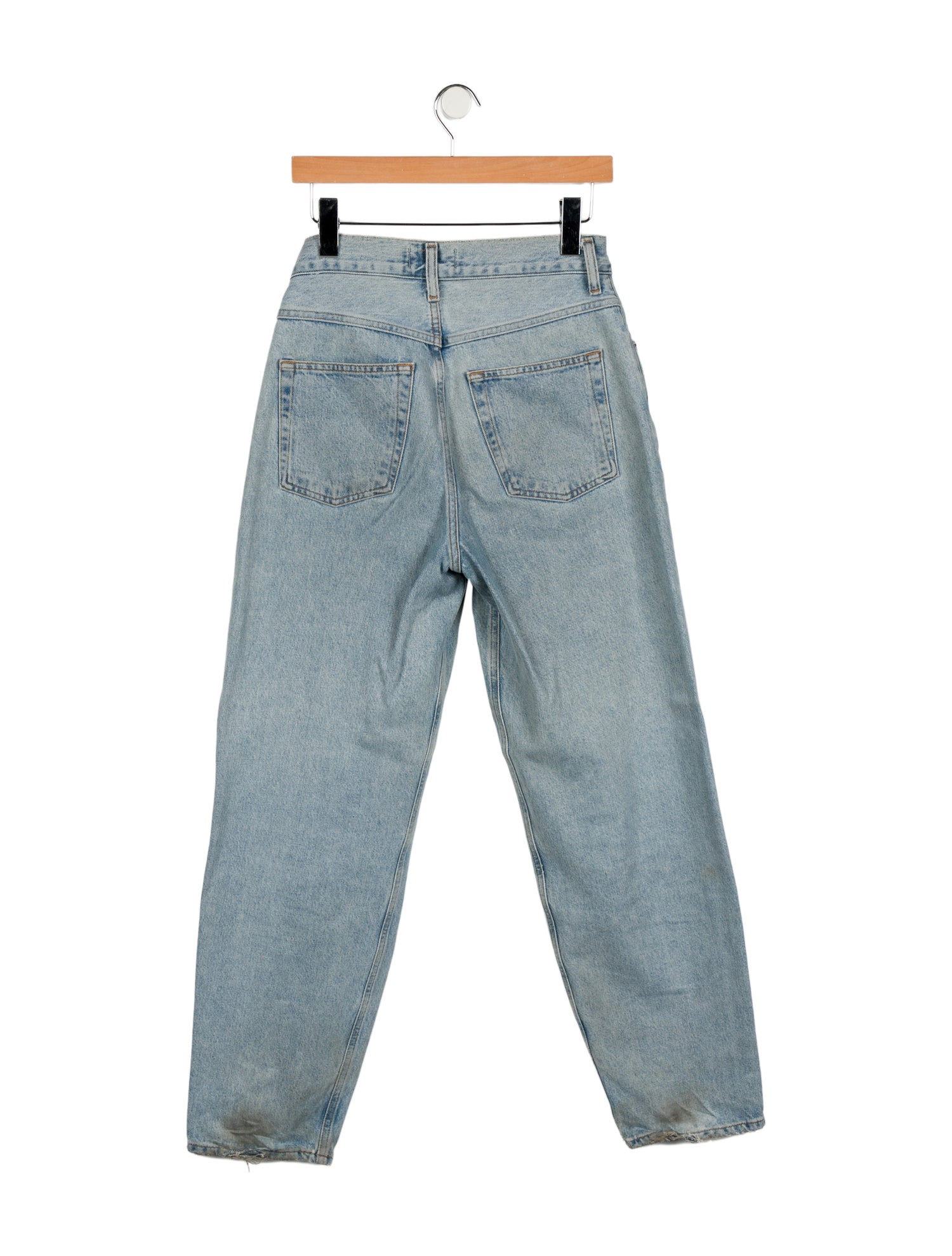 AGOLDE High-Rise Straight Leg Jeans